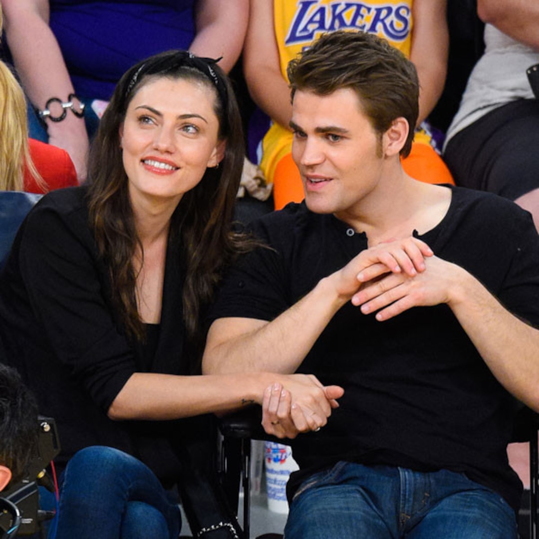 See Paul Wesley & Phoebe Tonkin Share a Courtside Kiss! - E! Online - AU